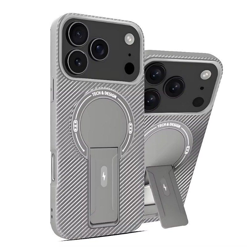 Matte Hard Pc Back Case - Luksusowe, niewidoczne etui z podstawką do