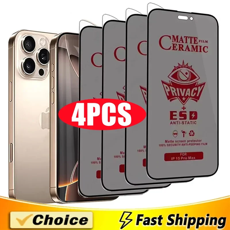 Matte Anti Glare Screen Protector - 4 sztuki matowej ceramicznej osłony ekranu