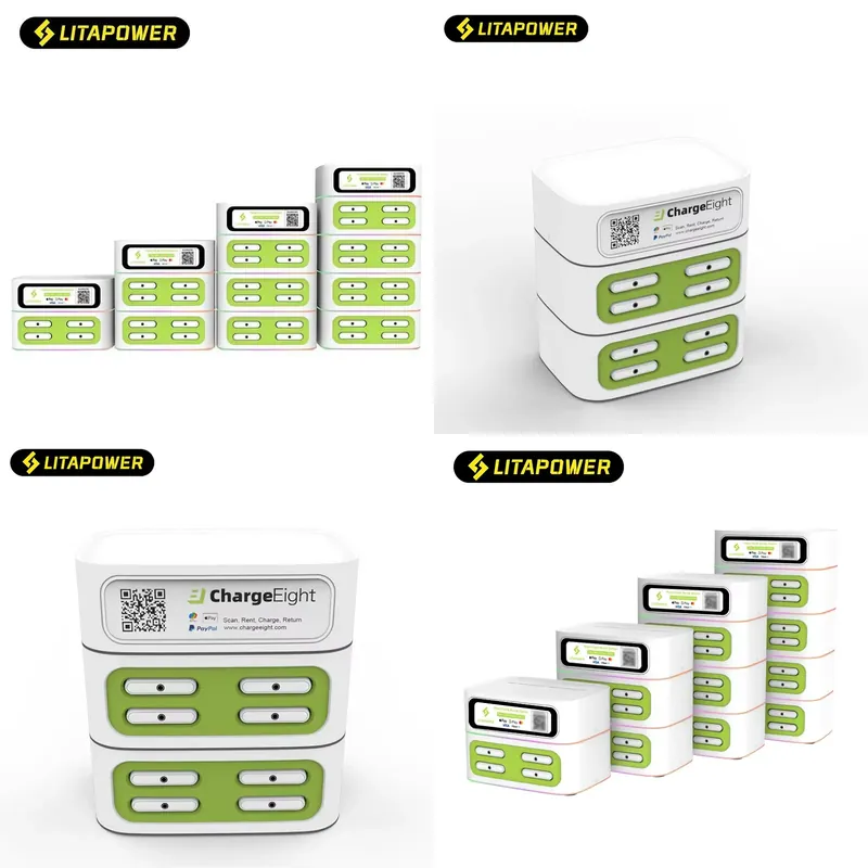 Power Banks - Stacje do wynajmu powerbanków z 8