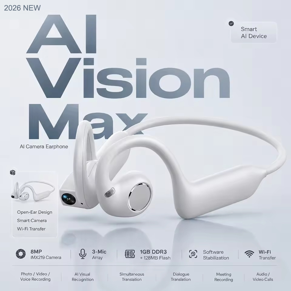 Earphones - NOWE słuchawki z przewodnictwem kostnym i