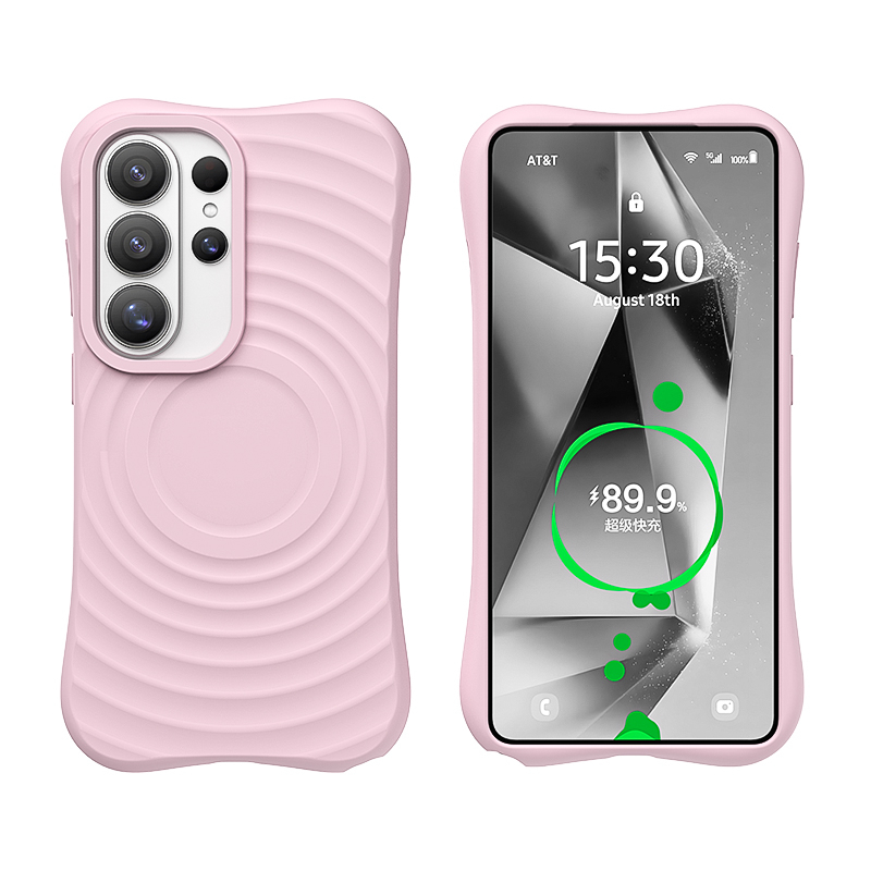 Liquid Silicone Magnetic Phone Case - Magnetyczne etui z płynnego silikonu Ripple