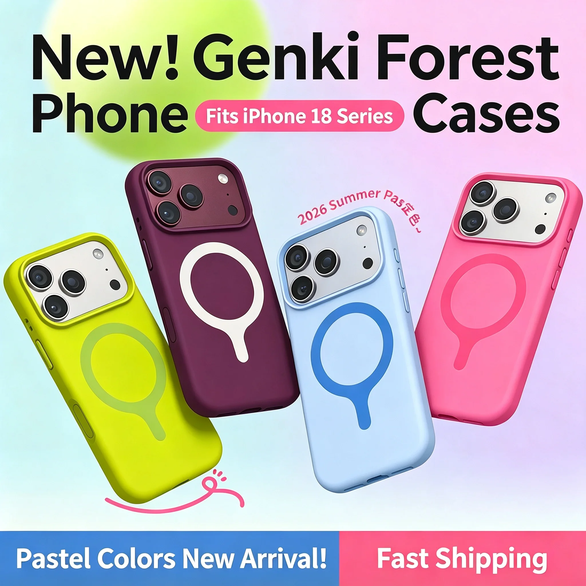 Liquid Silicone Magnetic Phone Case - HANNUO – magnetyczne etui na telefon