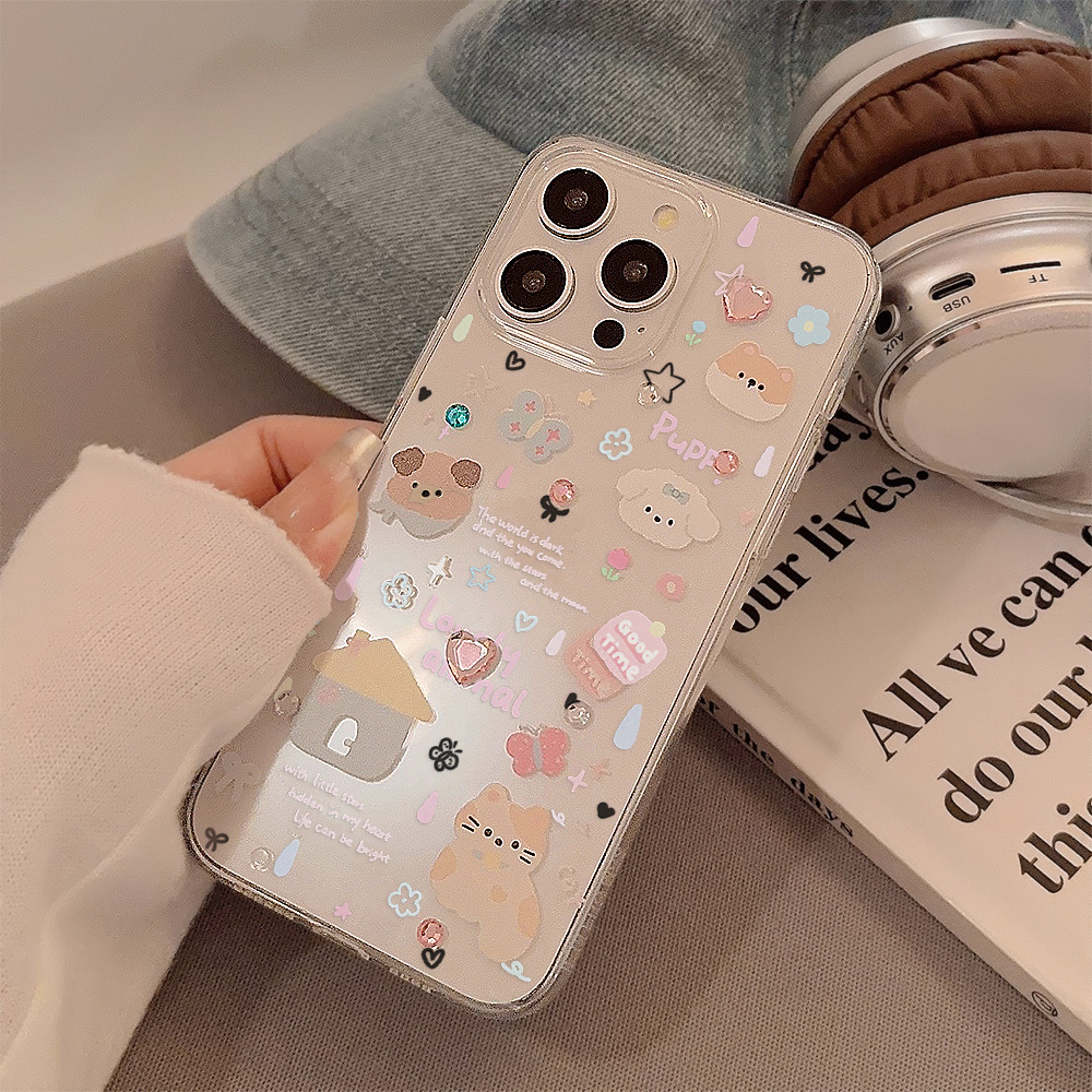 Etui na telefon Cute Cartoon P – Clear Shockproof Bumper Case recenzja i cena