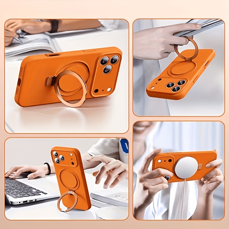 Magnetyczny stojak 360°, płynn – Liquid Silicone Magnetic Phone Case recenzja i cena