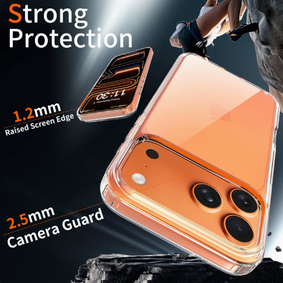 Przezroczyste etui z poduszką  – Clear Shockproof Bumper Case recenzja i cena